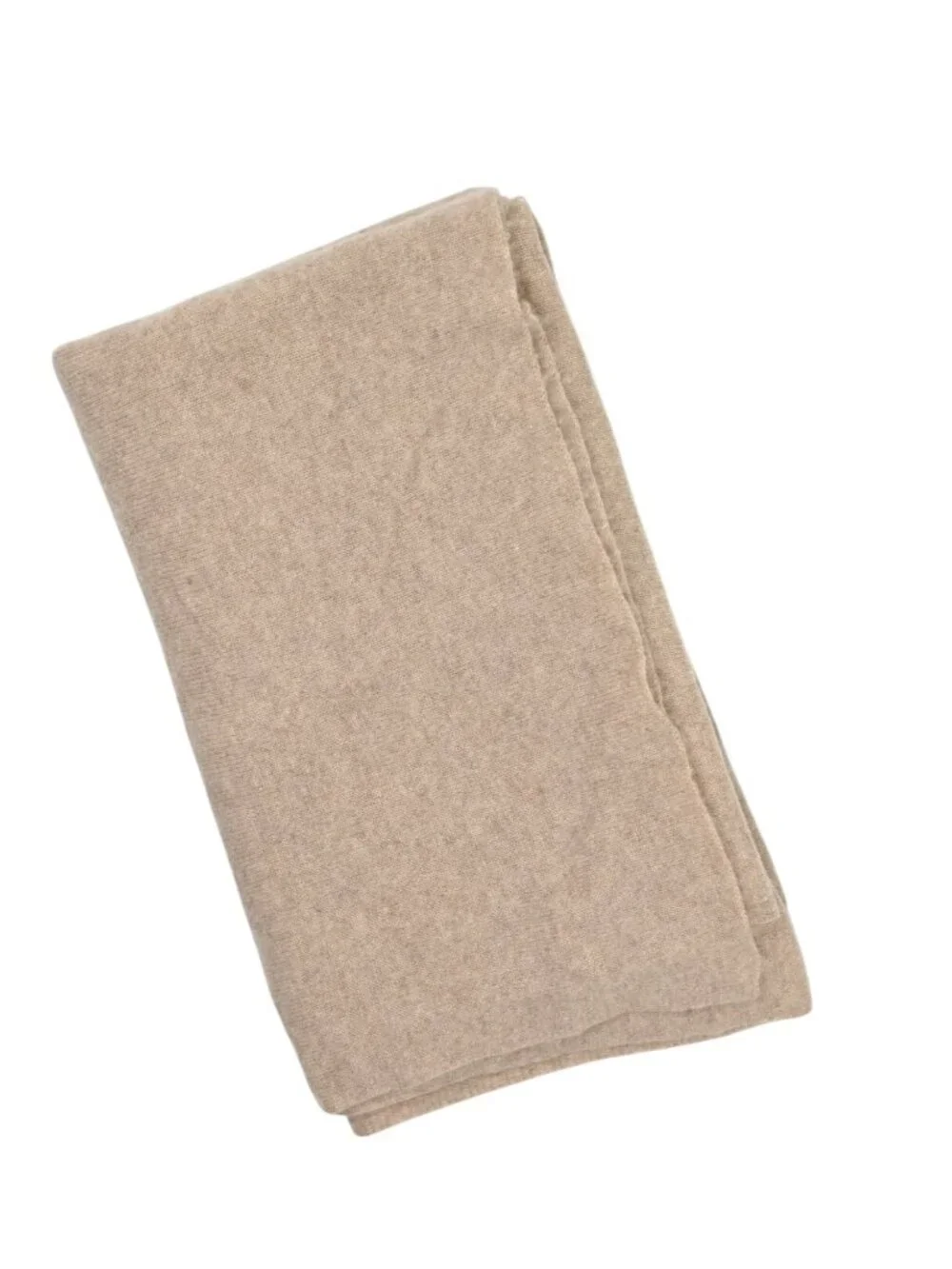 White & Warren Cashmere Travel Wrap in Taupe Heather